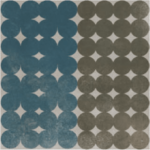 Fliese von Mutina Azulej Trevo in der Farbe grau